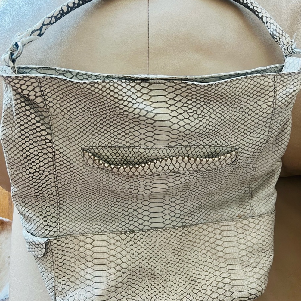 Elegant Furla Snake Print Women's Bag
